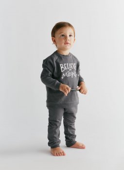 Believe in Magic Sweatshirt & Sweatpants Black