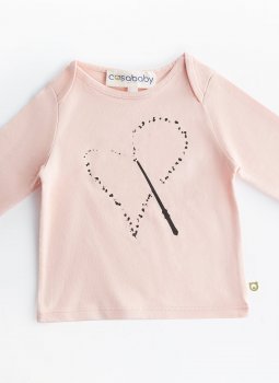 Magic Heart Long Sleeve T-Shirt Pink