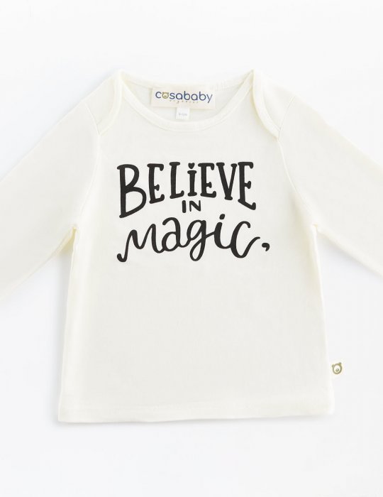 Believe in Magic Uzun Kollu T-Shirt Kiremit