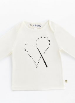 Magic Heart Long Sleeve T-Shirt Ecru