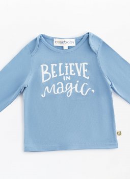 Believe in Magic Long Sleeve T-Shirt Blue