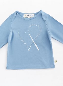 Magic Heart Long Sleeve T-Shirt Blue