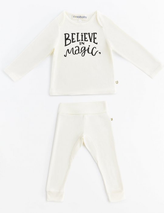 Believe in Magic Uzun Kollu T-Shirt Kiremit