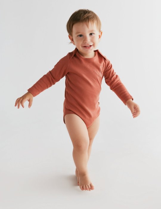 Welcome Little One Kiremit Fermuarlı Tulum & Onesie Body