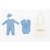 Welcome Little One Mavi Fermuarlı Tulum & Onesie Body
