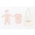 Welcome Little One Pembe Fermuarlı Tulum & Onesie Body