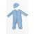Welcome Little One Mavi Fermuarlı Tulum & Onesie Body